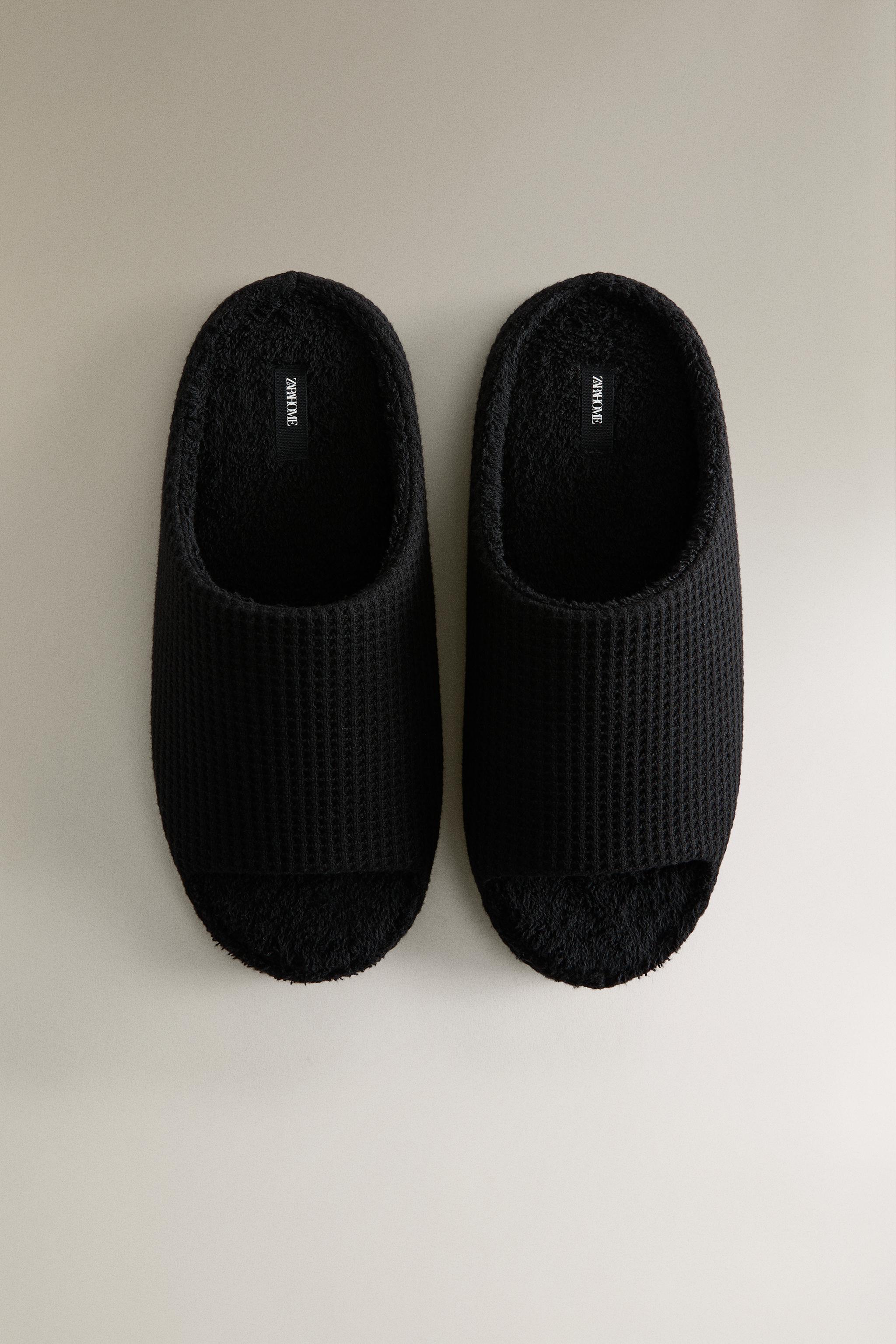 OPEN TERRY BATHROOM SLIPPERS